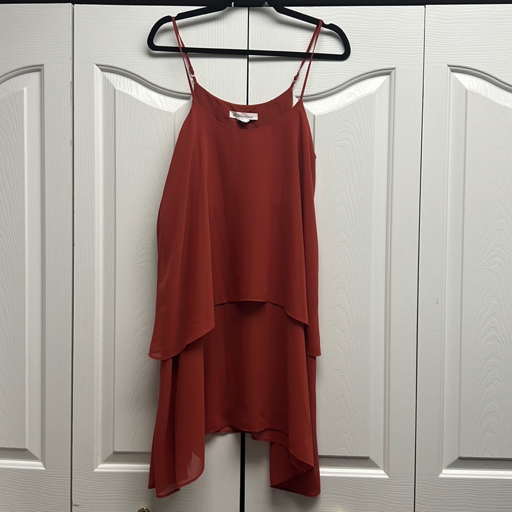 Double layered rust BCBGeneration Small Dress